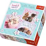 Trefl Sevimli Kedi Yavruları 20+36+50 Parça 3'lü Puzzle