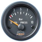 Trem yağ basınç göstergesi 12V/10 BAR SİYAH