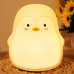 Tremdwoto Çocuk Kawaii Gece Lambası Bebek, LED Yatak Başucu Lambası Bebek Odası, USB Silikon Hareketsiz Işık Kısılabilir Dokunmatik Kızlar Kadınlar için, Renk Değiştiren Uyku Lambası Çocuk Odası Dekorasyonu Doğum Günü Hediyesi