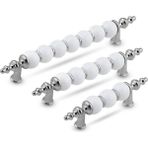 Trend 64-96-128-160 mm Boncuk Dolap Çekmece 64 mm Gümüş Kulp