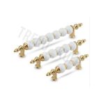 Trend 64-96-128-160 mm Boncuk Dolap Çekmece Kulp - Renk Seçenekli - 64 MM - Altın