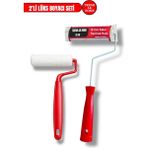 Trend Ak Home 2’li Lüks Boyacı Seti | 15 cm Mikrofiber Kumaş Rulo + 10 cm Moher Kadife Rulo - Lüks ve Dayanıklı