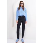 Trend Alaçatı Stili Kadın Koyu Lacivert Full Likralı Skınny Jean Pantolon ALC-X14812