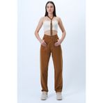 Trend Alaçatı Stili Kadın Tarçın Kahve 5 Cepli Gabardin Mom Jean Pantolon ALC-X14304