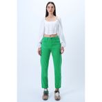 Trend Alaçatı Stili Kadın Yeşil 5 Cepli Gabardin Skiny Fit Pantolon ALC-X14305