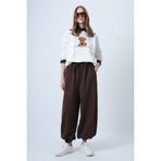 Trend Alaçatı Stili Kahverengi Oversize Jogger Eşofman Altı ALC-X14610
