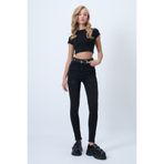 Trend Alaçatı Stili Koyu Mavi 5 Cepli Full Likralı Skiny Jean Pantolon ALC-X14472