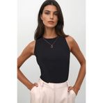 Trend Alaçatı Stili Siyah Halter Yaka Slim Fit Sandy Bluz ALC-X13447