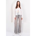 Trend Alaçatı Stili Vintage Mavi Vintage Yıkama Paçası Püsküllü Mom Jean ALC-X14811