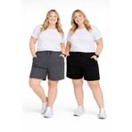 TREND ALİSSE 2 ADET ELERA XL-2XL-3XL-4XL-5XL-6XL-7XL BÜYÜK BEDEN ŞORT SİYAH FÜME