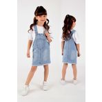 Trend Baby Kids Kız Çocuk Kot Salopet Jile