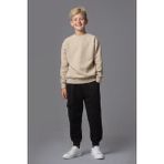 Trend Bebe Butik Beli Lastikli Erkek Çocuk Jogger Kargo Cepli Unisex Eşofman Altı - 12 - 13 Yaş - Siyah