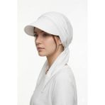 Trend Bebe Butik Kadın Tesettür Şapka Bağlamalı Bandanalı Şapka Arkadan Bağlamalı Rahat Model - Standart - Beyaz