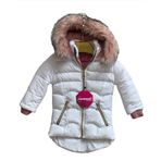 trend blue istanbul TRENDBLUE OUTDOOR KIZ ÇOCUK MONT beyaz 6 YAŞ