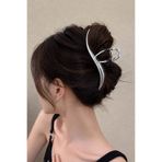 TREND COLLECTİON Gümüş Metal Mandal Toka Kadın Saç Tokası