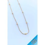 Trend Collection Kadın Paslanmaz Çelik Gold Dorika Zincir Ince Italyan Kadın Kolye