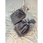 TREND COLOR Peluş Uzun Çorap Takım Füme Fiyonklu Uyku Çorabı ve Ayak Isıtıcı Peluş Welsoft Sıcak Su Torbası Ile - Standart