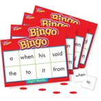 TREND ENTERPRISES: Görme Kelimeleri Seviye 1 Bingo Oyunu, Herkesin Öğrenmesi İçin Heyecan Verici Yolu, 6 Farklı Yolda Oyna, Sınıflar ve Evde Harika, 3 ila 36 Oyuncu, 5 Yaş ve Üzeri