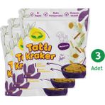 Trend Food Glutensiz, Şekersiz (Hurma)Tatlı Matchalı Tereyağlı Doğal Kraker | 75 G x 3 Adet | Sağlıklı Atıştırmalık (Cips) - 225 gr