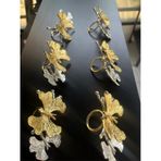 Trend Gold Gümüş Kelebek Detaylı Peçetelik Gold Gümüş
