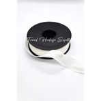 Trend Hediye Sepeti 2.5 cm 20 Metre Keten Kurdele Nopeli , Çeyiz Sandığı , Nikah Şekeri Hediyelik - Beyaz