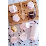 Trend Hediye Sepeti 50'li Açık Pembe Puantiyeli Muffin Kalıbı Cupcake Kalıbı Kek Kapsülü