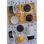 Trend Hediye Sepeti 50'li Büyük Boy Jumbo xl Siyah Muffin, Cupcake Kalıbı, Airfryer Uyumlu