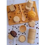 Trend Hediye Sepeti 50'li Kraft Muffin Kek Kalıbı, Kek Kapsülü Cupcake Kalıbı, Airfryer Uyumlu