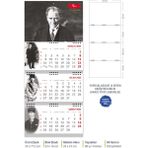 Trend Hediyelik 2025 Atatürk Gemici Takvim Üç Parça Spiralli