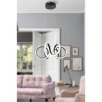 Trend Kitchen Audentes Siyah Modern Sarkıt Led Avize Salon, Mutfak, Oda, Hol Beyaz Power Ledli Aydınlatma
