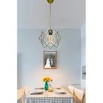 Trend Kitchen Gold Tasarım Şeffaf Mika Camlı Avize Gold