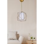 Trend Kitchen Küp Kare Model Eskitme Sarkıt Avize Gold