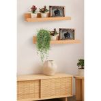Trend Kitchen Lavento 2 Adet Ahşap Dekoratif 50 Cm Çerçeve Ve Aksesuar Rafı
