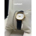 Trend Model Vintage Retro Kadın Kol Saati Zarif Tasarım Hakiki Deri Lacivert Renk 0021 - 20 cm.
