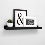 Trend Pleksi Duvar Rafı (50cm x 10cm) - Siyah