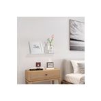 TREND Şeffaf Pleksi Duvar Rafı (50x 10 Cm )