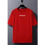 Trend Sizde Unisex Brooklyn Baskılı Tasarım T-shirt