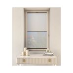 TREND STOR PERDE Beyaz Gece-Gündüz Plise Çiftli Sistem PVC - Cam Balkon Perdesi - Ofis Perdesi - Salon Perdesi