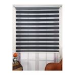 Trend Stor Perde Siyah Bambu Düz Zebra Stor Güneşlik Perde