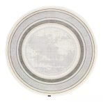 Trend Tr003s Yuvarlak Bej Akrilik Pamuk Modern Yumuşak Mutfak Yatak Odası Salon Oturma Odası Halısı 120 X 120 Grı-Gold