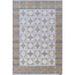 Trend Tr008a Gri Halı Gold Detaylı Klasik Geometrik Desenli Akrilik Yumuşak Salon Halısı 80 X 300 Gri