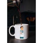 Trend Yankı Beyaz Kupa Bardak (Doktor)