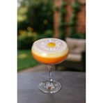 Trend Yankı Papatyalı Mum Martini Bardağında - 1 Adet