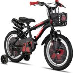 Trendbike Vento 16 Jant Siyah Kırmızı Erkek Çocuk Bisikleti