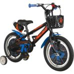 Trendbike Vento 16 Jant Siyah Neon Turuncu Mavi Erkek Çocuk Bisikleti