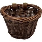 Trendbisiklet BİSİKLET ÖRME HASIR SEPET, PRATİK KAYIŞ BAĞLANTILI (12"-16" JANT) - Kahverengi