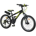 Trendbisiklet Cross Country 20’’ Çift Kat Alüminyum Jant Önden Amortisörlü, 21 Micro Shift Vites Siyah - Neon Sarı Erkek Çocuk Bisikleti