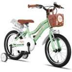 Trendbisiklet Retro Classic 16 Jant Bisiklet 4-6 Yaş Mint Yeşili Çocuk Bisikleti