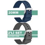 Trendburada 20mm Fossil-welder-wesse-casio-armani-omega-seiko-tissot Saat Uyumlu Silikon Saat Kordon Kayış