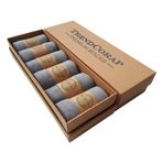 TrendCorap Premium Bambu Dikişsiz Mevsimlik Erkek Soket Çorap 6 lı Kutu (Gri, 41-45)